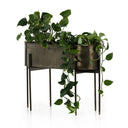 Jed Large Planter - Weathered Brass