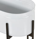 Jed Large Planter - White High Gloss