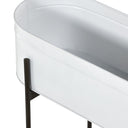 Jed Large Planter - White High Gloss