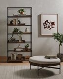 Luxe Edwyn Large Ottoman - Gibson Wheat