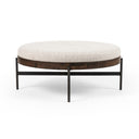 Luxe Edwyn Large Ottoman - Gibson Wheat