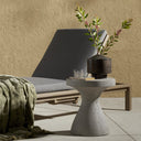 Verity Koda Outdoor End Table - Textured Grey