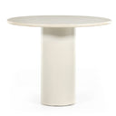 Belle Round Dining Table - 38 Cream Marble