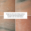 Aveline Bibianna Dining Table - Blush Marble