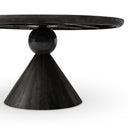 Aveline Bibianna Dining Table - Worn Black Marble