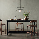 Nova Scout Bar Counter Table - Counter Worn Black Mango