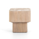 Vero Blanco End Table - Bleached Burl