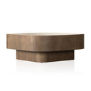Nova Blanco Coffee Table - Warm Umber Burl