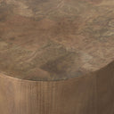 Nova Blanco Coffee Table - Warm Umber Burl