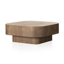 Nova Blanco Coffee Table - Warm Umber Burl