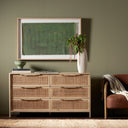 Luxe Haven Sydney 6 Drawer Dresser - Natural Mango
