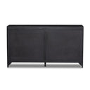 Luxe Haven Sydney 6 Drawer Dresser - Black Wash W Black Cane