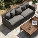 Dade Outdoor Slipcover Sofa - Charcoal