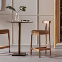 Verano Tex Bar Counter Stool - Counter Stool Natural Rosa Morada Natural Leather