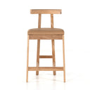 Verano Tex Bar Counter Stool - Counter Stool Natural Rosa Morada Natural Leather