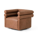 Aveline Evie Swivel Chair - Palermo Cognac