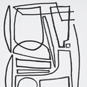 Aetherial Stark 1 by Dan Hobday - 30X40 Black Maple