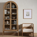 Aveline Tolle Cabinet - Drifted Oak Solid