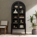 Aveline Tolle Cabinet - Drifted Matte Black Solid