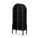 Aveline Tolle Cabinet - Drifted Matte Black Solid