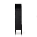 Aveline Tolle Cabinet - Drifted Matte Black Solid