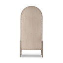 Aveline Tolle Cabinet - Rustic White Solid