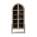 Aveline Tolle Cabinet - Rustic White Solid