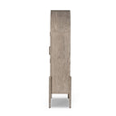 Aveline Tolle Cabinet - Rustic White Solid