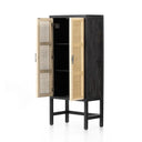 Solstice Caprice Narrow Cabinet - Black Wash Mango