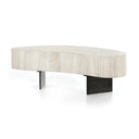 Vesper Avett Coffee Table - Tall Piece Bleached Guanacaste