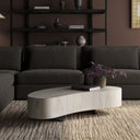 Vesper Avett Coffee Table - Short Piece Bleached Guanacaste