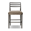 Evermore Glenmore Bar Counter Stool - Light Carbon Counter Taupe Shearling