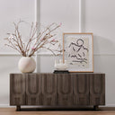 Isolde Rivka Media Console - Aged Grey