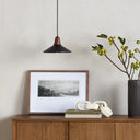 Verity Cullen Pendant - Black Leather