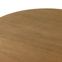 Versatile Pilo Dining Table - Natural Matte Veneer Dark Parawood Veneer