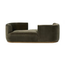 Serene Retreat Deandra Tete A Tete Chaise - Surrey Olive