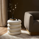 Verity West End Table - Ivory Clay