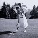 Golfing Hepburn by Getty Images - 30X30