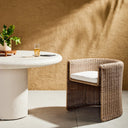 Solara Outdoor Dining Chair - Vintage White