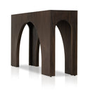 Aurelian Fausto Console Table - Smoked Guanacaste