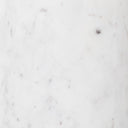 Aveline Cronos End Table - Polished White Marble