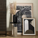 Aveline Cronos End Table - River Grey Marble