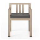 Verity Outdoor Dining Armchair Washed Brown - Charcoal