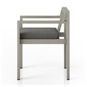 Aria Outdoor Dining Armchair Weathered Grey - Charcoal