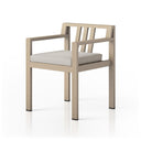 Verano Outdoor Dining Armchair Washed Brown - Stone Grey