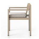 Verity Outdoor Dining Armchair Washed Brown - Stone Grey