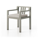 Aria Outdoor Dining Armchair Weathered Grey - Stone Grey