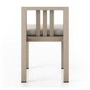 Verity Outdoor Dining Chair Washed Brown - Stone Grey