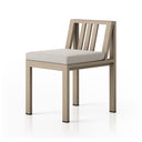 Verity Outdoor Dining Chair Washed Brown - Stone Grey