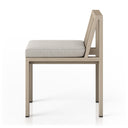 Verity Outdoor Dining Chair Washed Brown - Stone Grey
